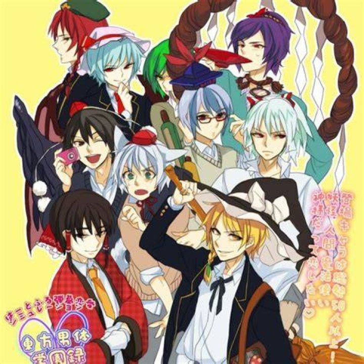 Are there any male touhou characters