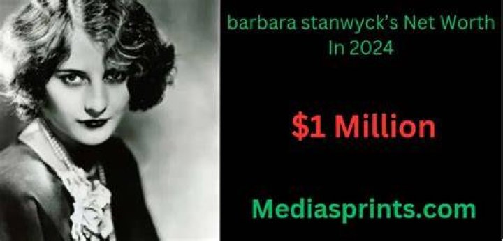 Barbara Stanwyck – Biography, Net Worth, Was She A Lesbian, How Did She Died?
