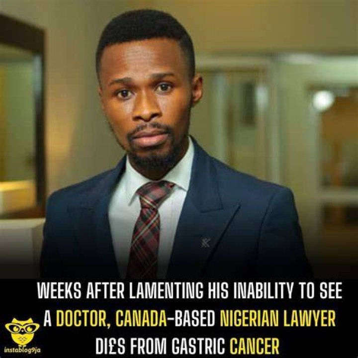 Canadian-Nigerian Lawyer Ayokunle Odekunle Cause And Death Linked To Gastric Cancer