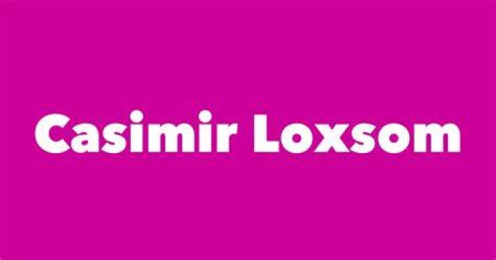 Casimir Loxsom