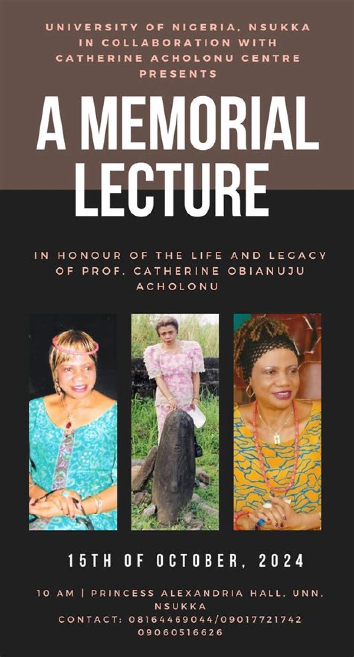 Catherine Obianuju Acholonu’s biography, net worth, fact, career, awards and life story
