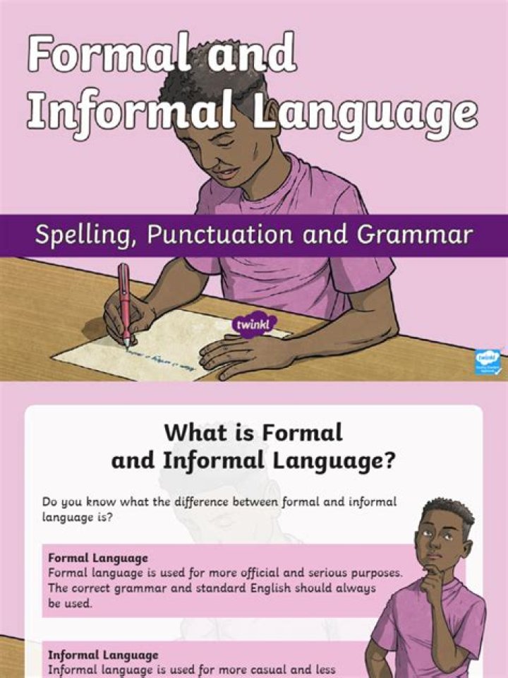 Characteristics of informal language