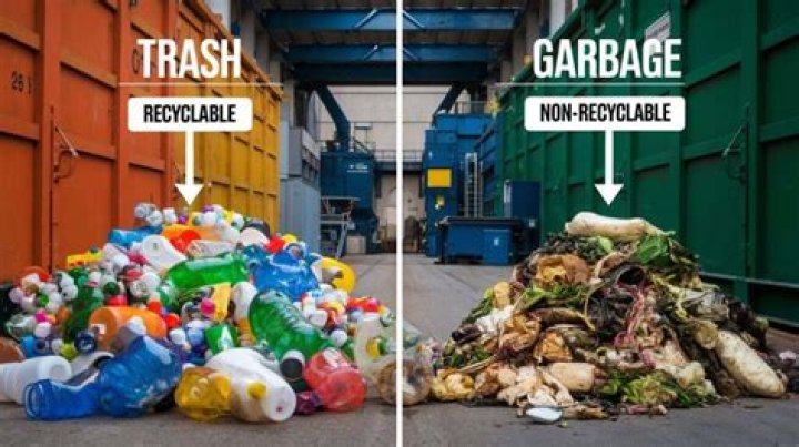 Difference between trash and garbage
