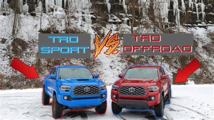 Difference between trd sport and trd off road