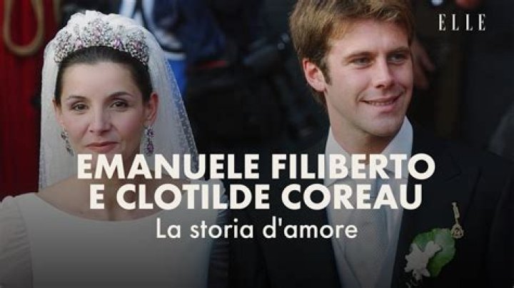 Emanuele Filiberto Di Savoia Moglie (Wife) Clotilde Courau: Married Life And Kis