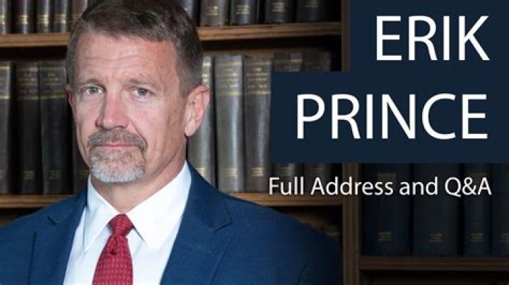 Erik Prince’s Net Worth, Biography, Career, Awards, Fact and Life Story