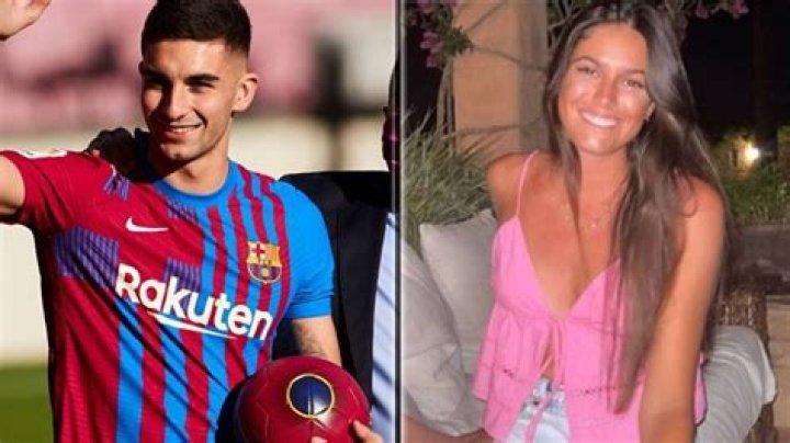 Ferran Torres Girlfriend And Wife: Who Is Luis Enrique Daughter Sira Martínez?