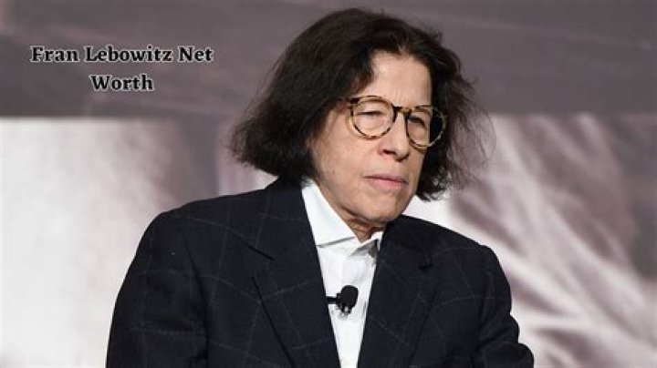 Fran Lebowitz’s net worth, biography, fact, career, awards and life story