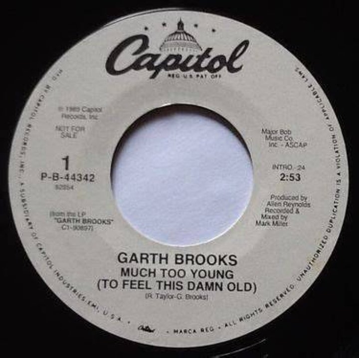 Garth Brooks’s
Much Too Young (Too Feel This Damn Old) Lyrics