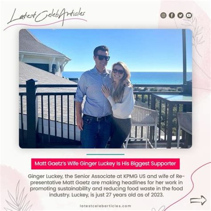 Ginger Luckey Age, Wikipedia: Meet Matt Gaetz Fiance on Instagram