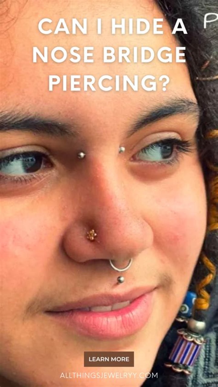 How do you hide a nose piercing with a bandaid