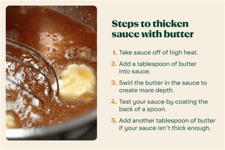 How do you thicken chocolate sauce