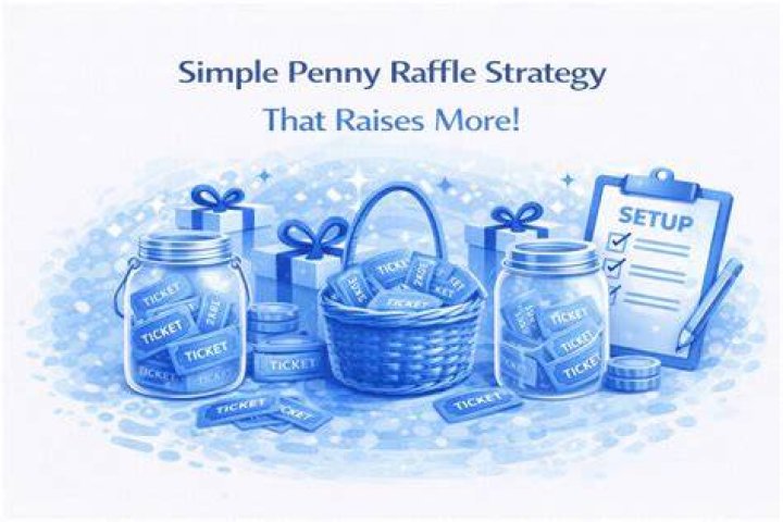How does a penny raffle work