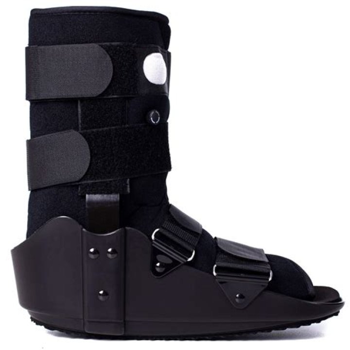 How long to wear a walking boot for sprained ankle