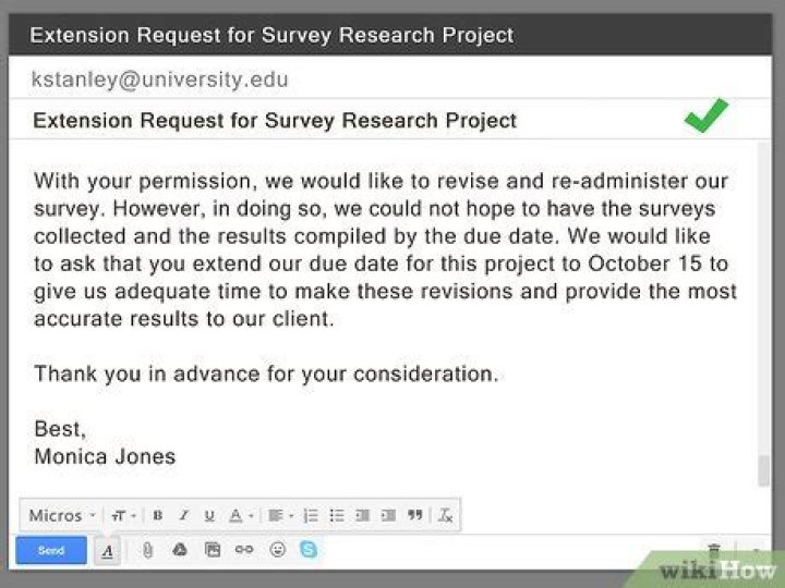 How to ask for extension on assignment