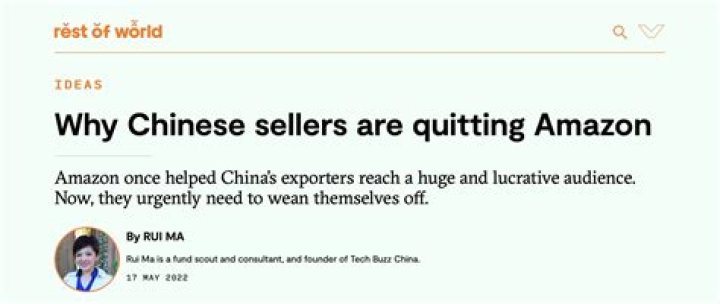 How to avoid chinese sellers on amazon