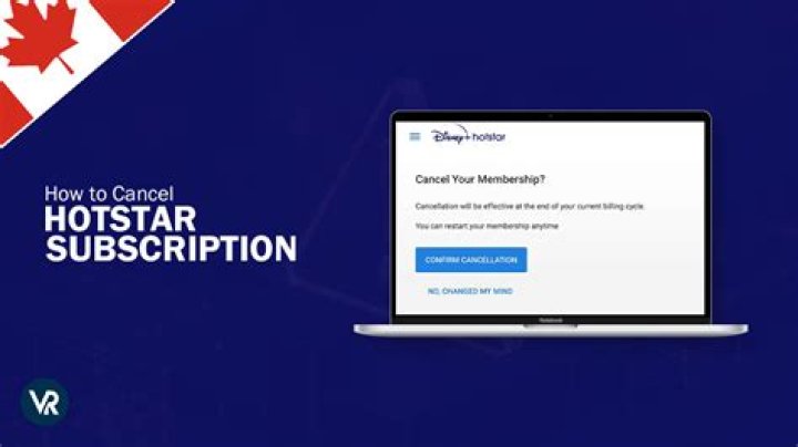 How to cancel hotstar subscription