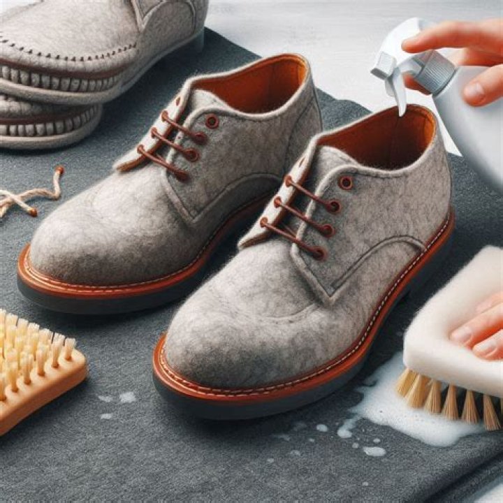 How to clean felt shoes