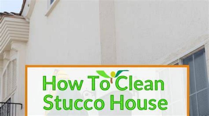 How to clean stucco house