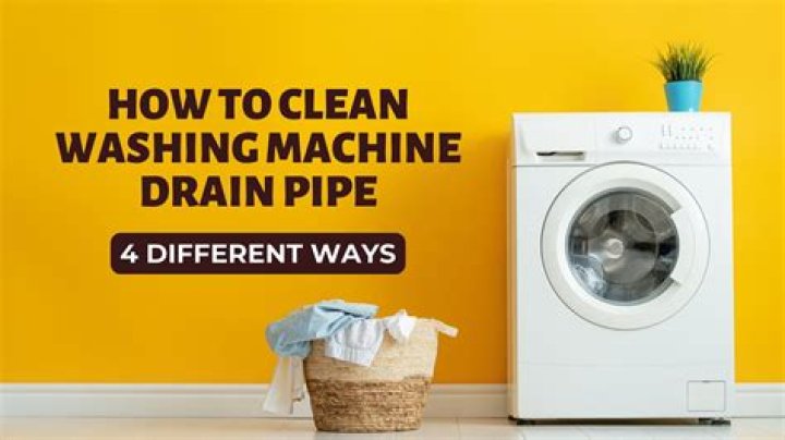 How to clean washer drain