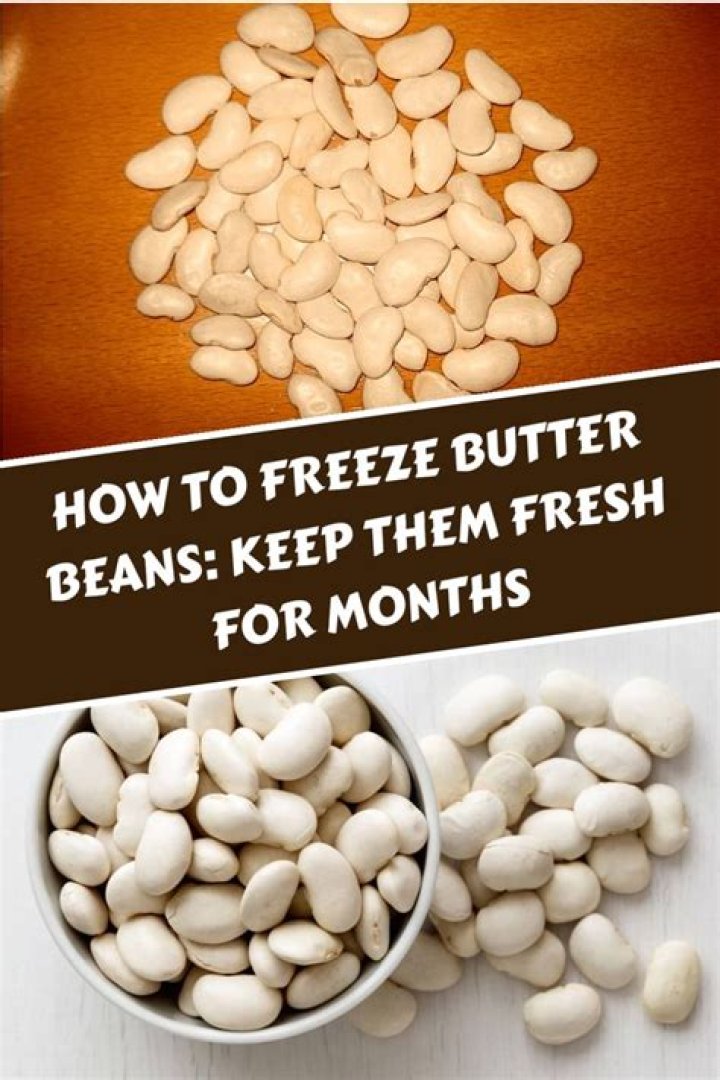How to freeze butter beans