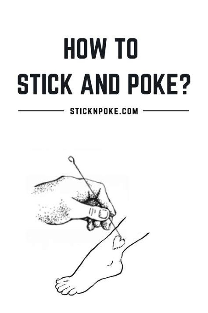 How to get rid of a stick and poke
