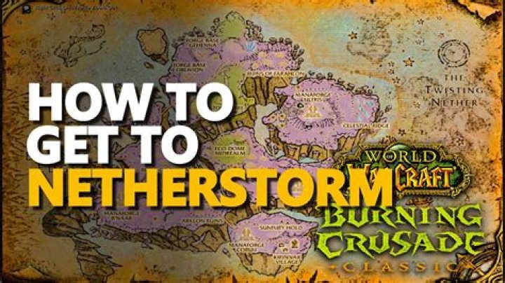 How to get to netherstorm