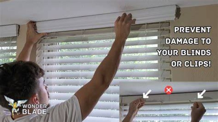 How to open blinds without wand