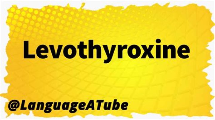 How to pronounce levothyroxine