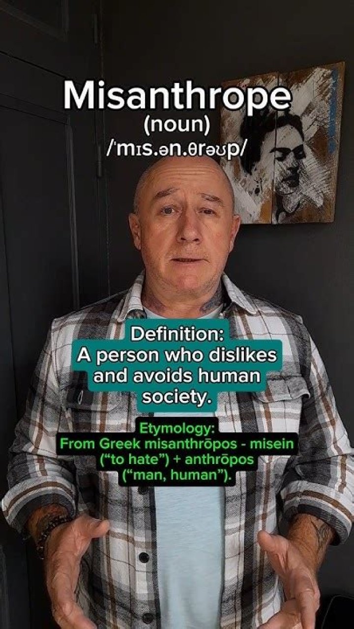 How to pronounce misanthrope
