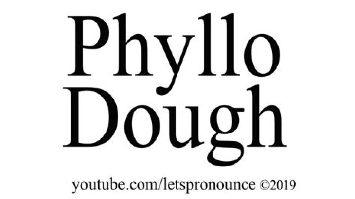 How to pronounce phyllo