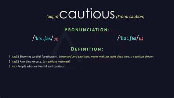 How to spell cautious