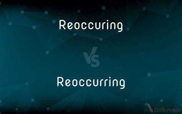 How to spell reoccurring