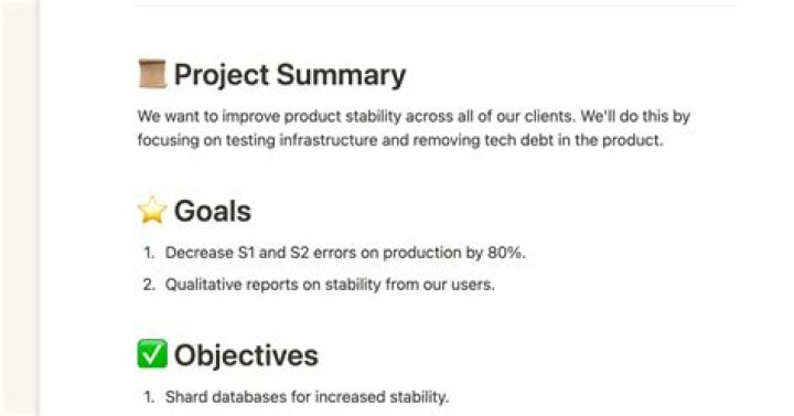 How to write project description in cv