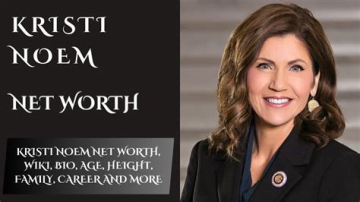 Kristi Noem Bio, Wiki, Height, Husband, Family, For President and Net Worth