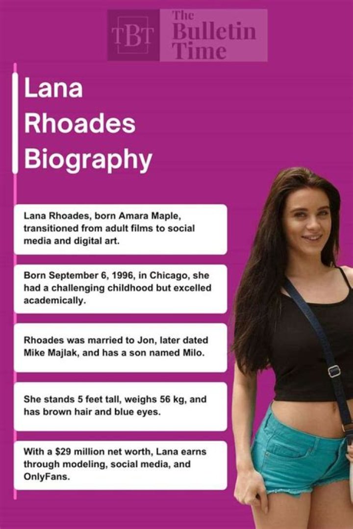 Lana Rhoades (Model) Wiki, Biography, Age, Height, Weight, Husband, Boyfriend, Net Worth