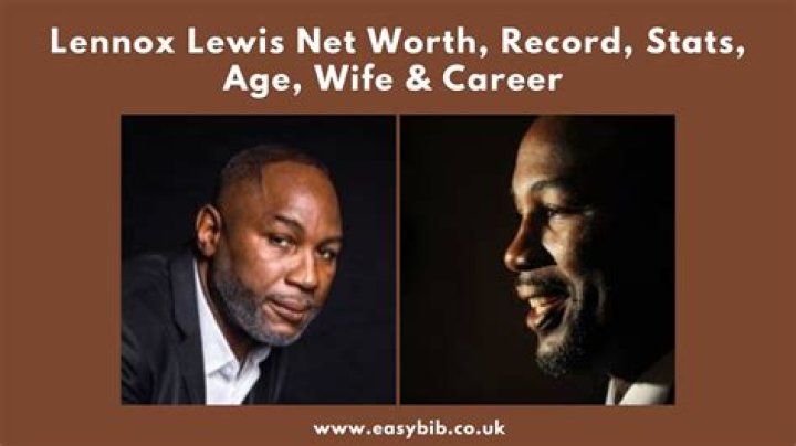 Lennox Lewis’s net worth, biography, fact, career, awards and life story