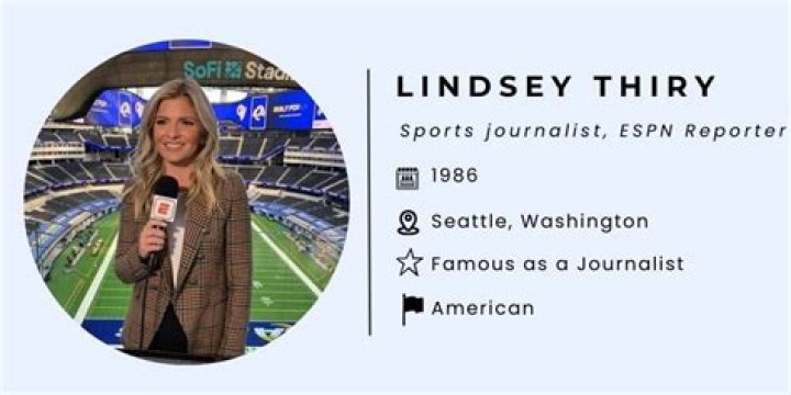 Lindsey Thiry (ESPN) Bio, Wiki, Age, Height, Parents, Husband, Married, Salary, Net Worth