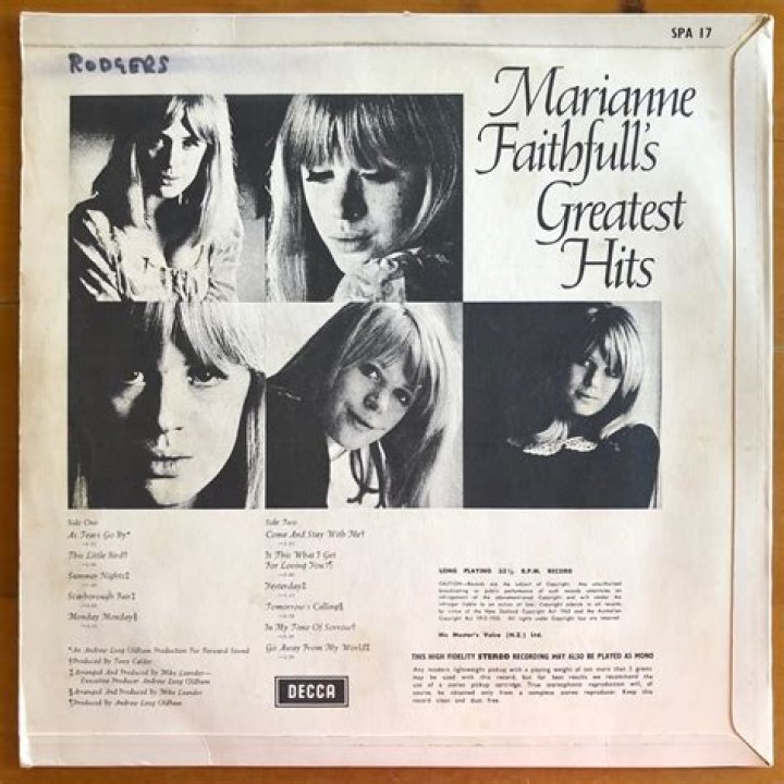 Marianne Faithfull’s Net Worth, Biography, Career, Awards, Fact and Life Story