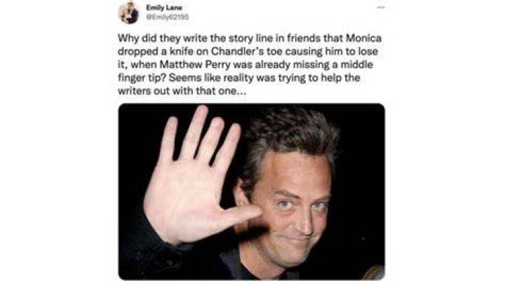 Matthew Perry Missing Finger: What Was Wrong With Friends Star Hand?