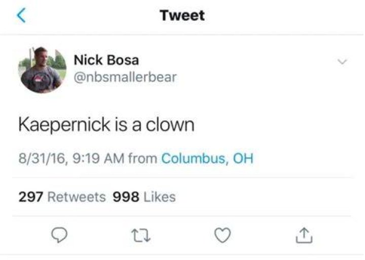 Nick Bosa | Controversy: Racist Comments After Deleting Tweet