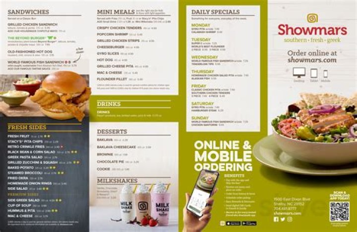 Showmars Restaurants, Menu and How to Locate One Near You