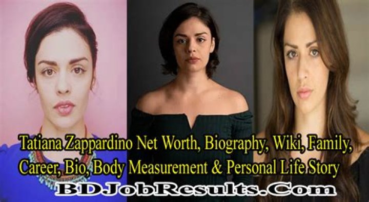 Tatiana Zappardino Wiki, Bio, Age, Height, Weight, Married, Husband, Net Worth, Facts