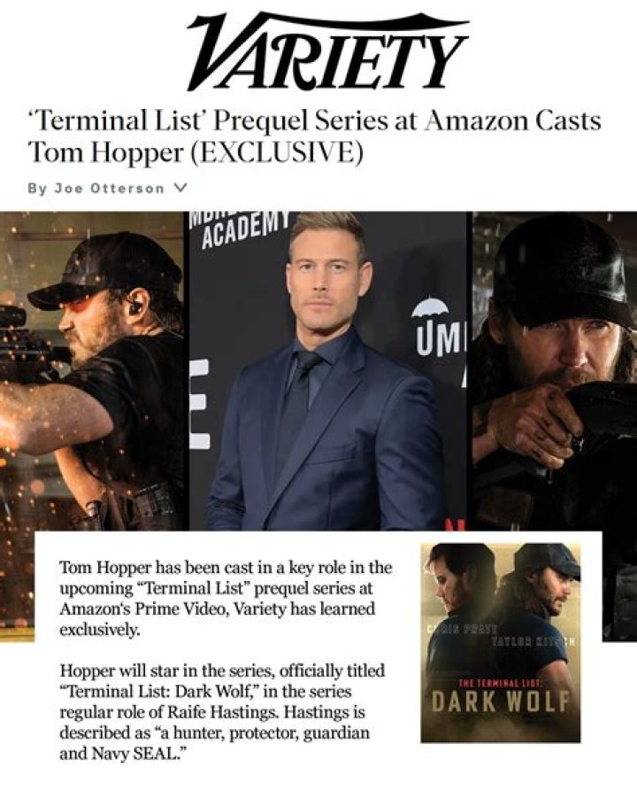 The Terminal List Actor Jared Shaw Is A Former Navy Seal – How Old Is He?