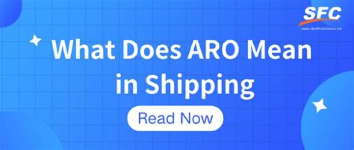 What does aro mean in shipping