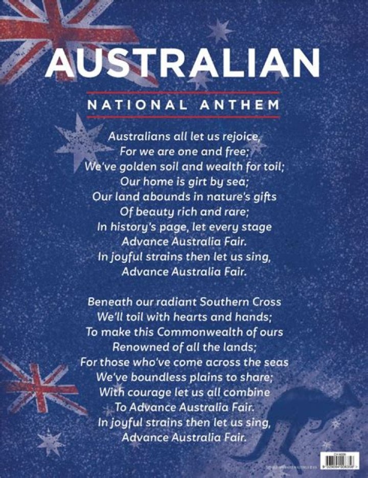 What does girt by sea mean in the australian anthem