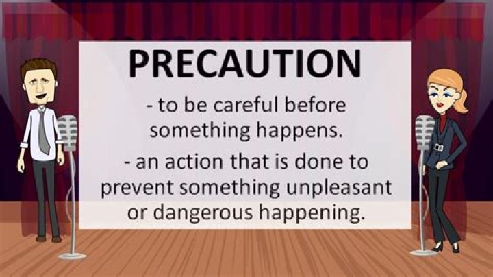 What does precaution mean