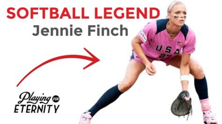 What inspired Jennie Finch to play softball?