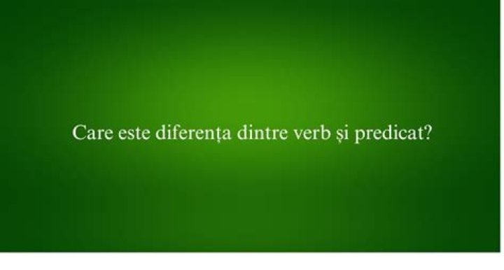 What is the Difference Between Verb and Predicate