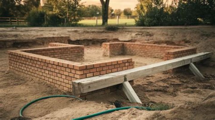 When were brick foundations used